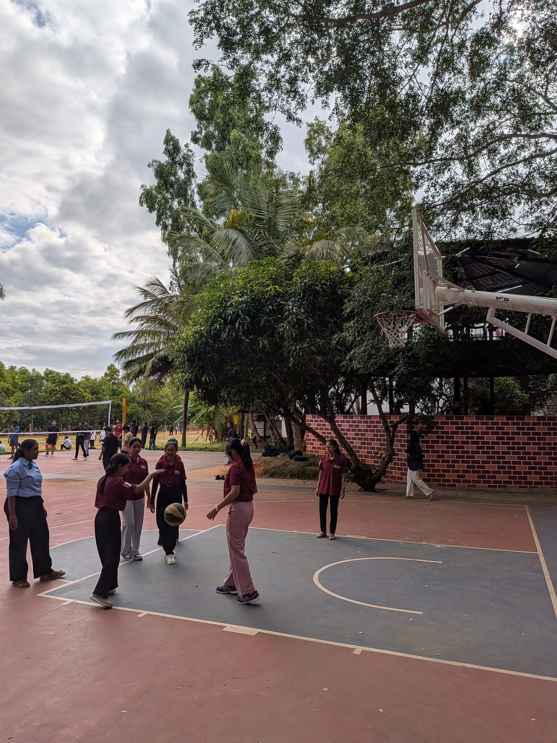 Students on campus