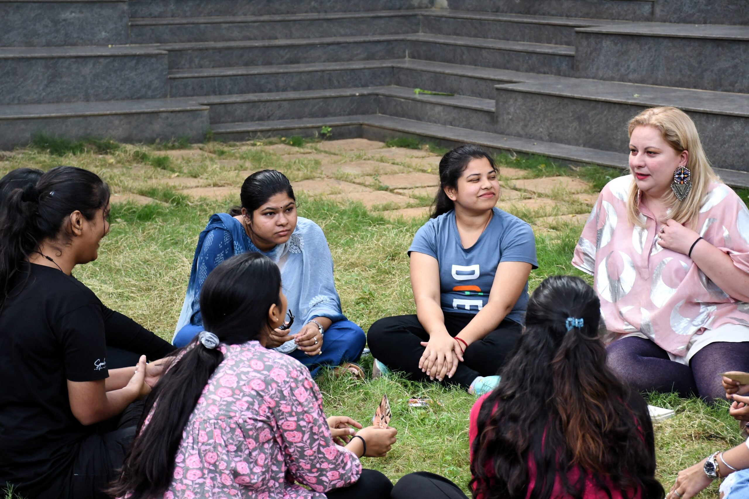 Listening, sharing and learning outdoors