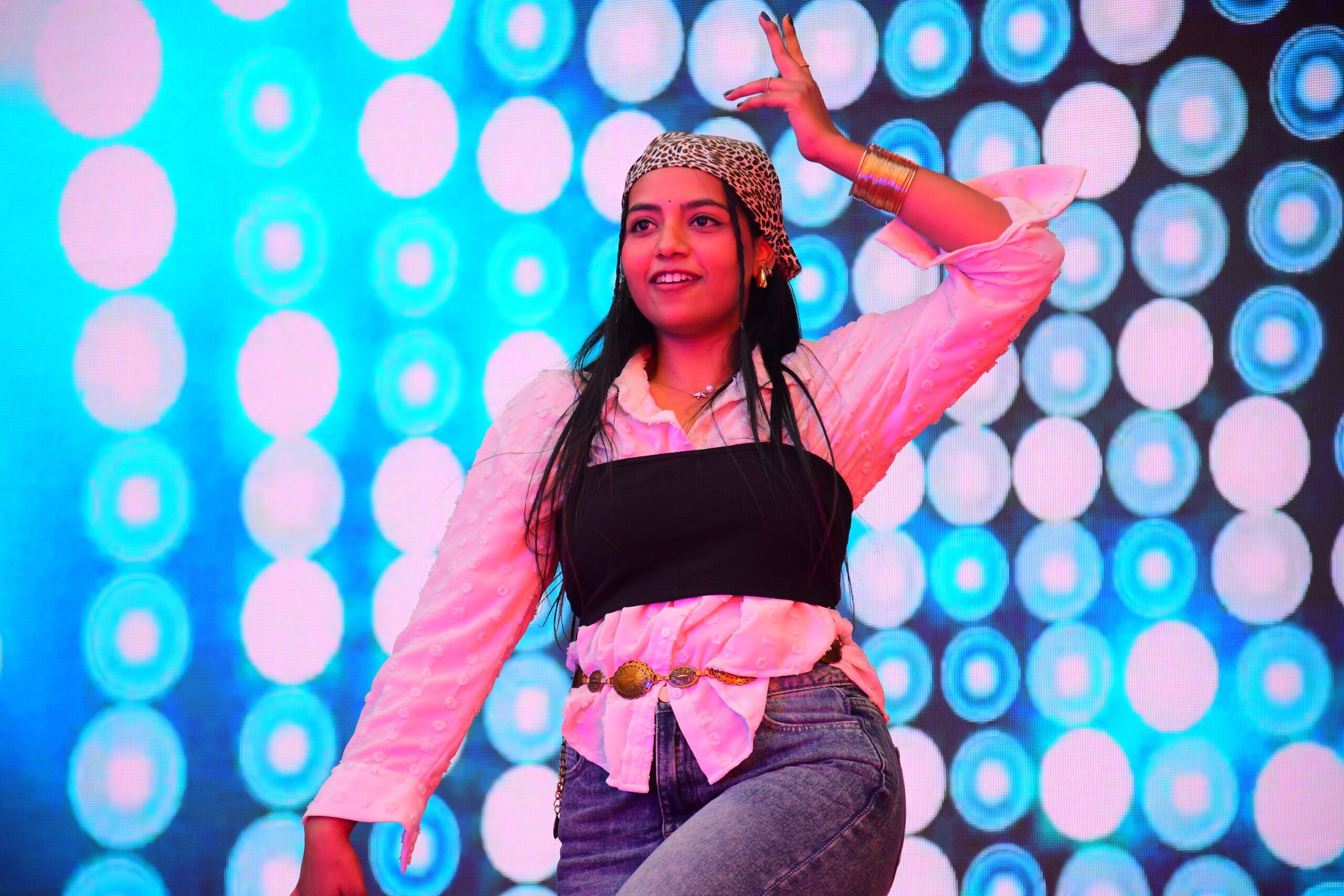 The energy of a live dance performance